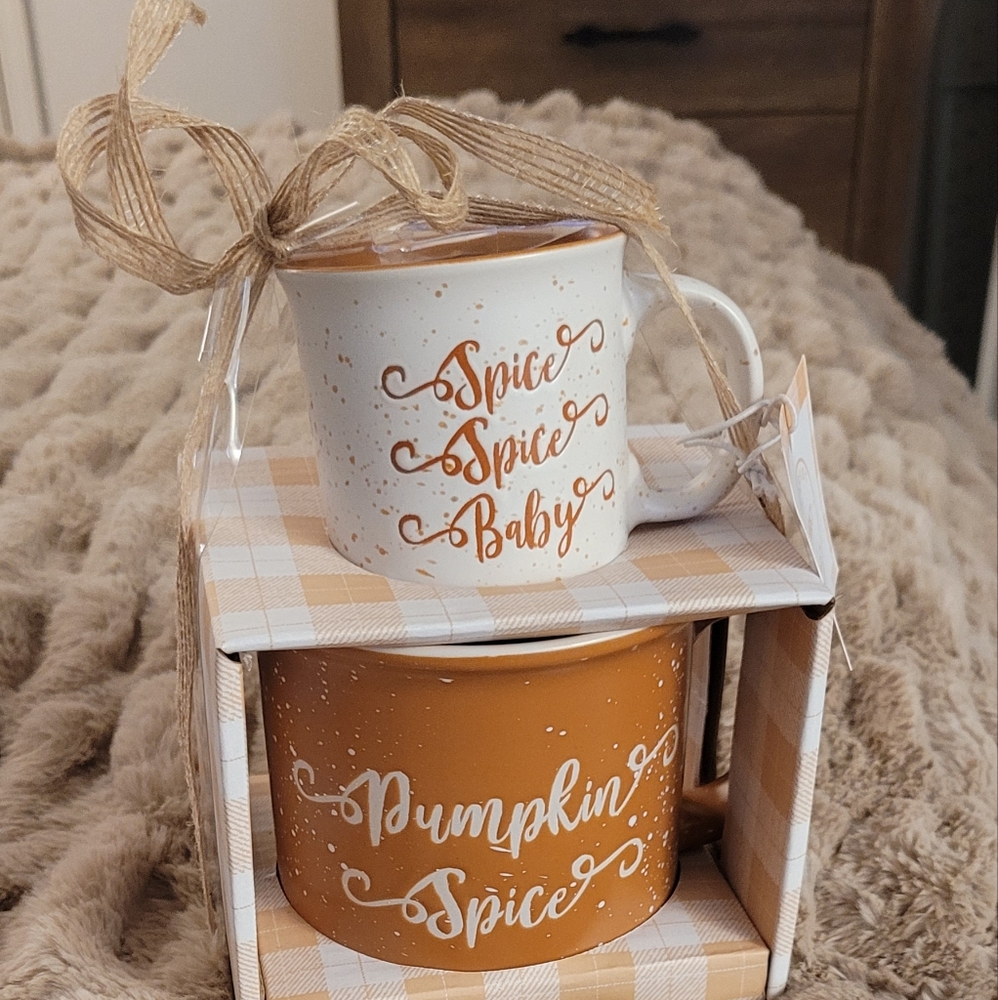 Pumpkin Spice Mug Set